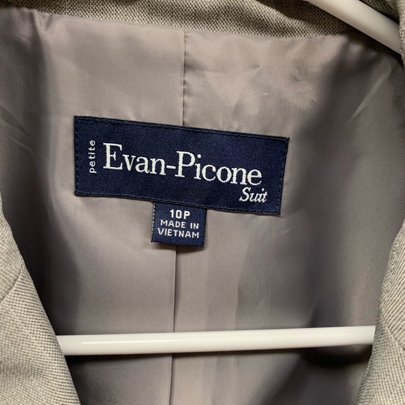 evan picone suit jacket blazer ladies size 10 P - Picture 4 of 7